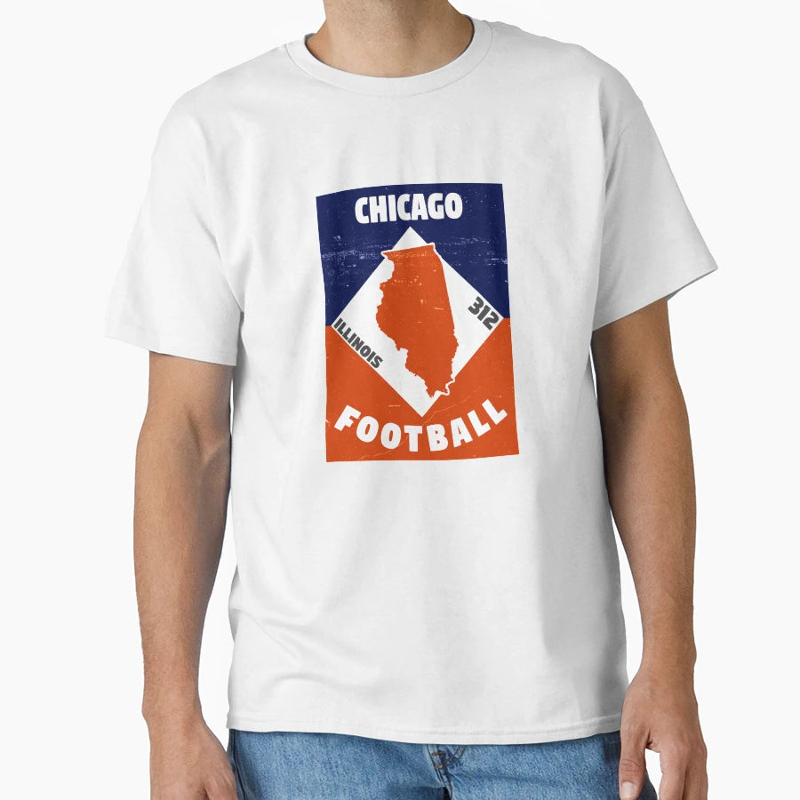 Chicago Football T-Shirt - Casual Everyday Wear for Adults - T-Shirt, Sweatshirt, Hoodie