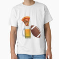 Beer Football And Pizza T-Shirt - Streetwear Style Men Women - T-Shirt, Sweatshirt, Hoodie