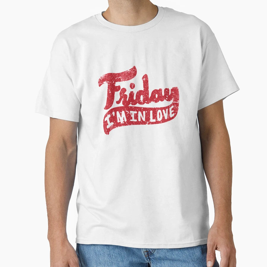 Friday Love Red D T-Shirt - Casual Everyday Wear for Adults - T-Shirt, Sweatshirt, Hoodie