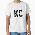 Geo Lines Kc Black T-Shirt - Casual Everyday Wear Men Women - T-Shirt, Sweatshirt, Hoodie