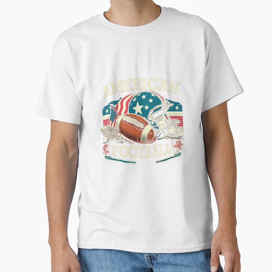 American Football T-Shirt - Unique Graphic for Adults - T-Shirt, Sweatshirt, Hoodie