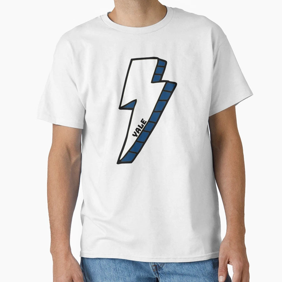 Yale Lightning Bolt T-Shirt - Minimalist Print for Adults - T-Shirt, Sweatshirt, Hoodie
