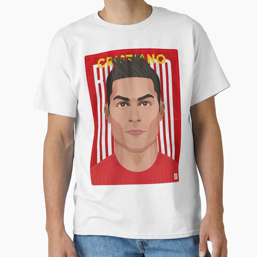 Cristiano Ronaldo Mu Commander T-Shirt - Fun Novelty Design for Adults - T-Shirt, Sweatshirt, Hoodie