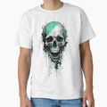 Skull Stripes Colour T-Shirt - Unique Graphic Men Women - T-Shirt, Sweatshirt, Hoodie