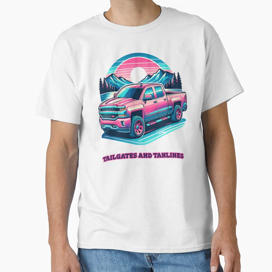 Tailgates And Tanlines Country T-Shirt - Trendy Graphic Unisex - T-Shirt, Sweatshirt, Hoodie