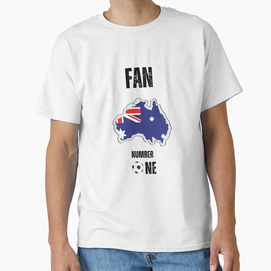 Fan Australia Soccer Number One T-Shirt - Novelty Apparel Men Women - T-Shirt, Sweatshirt, Hoodie