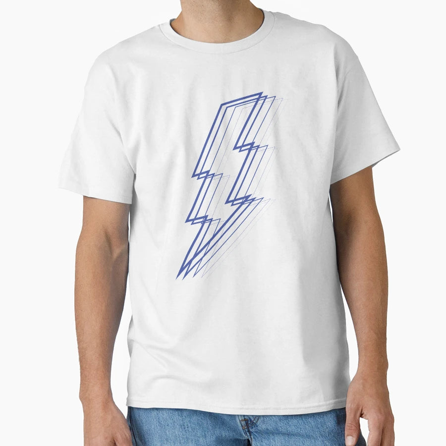 Blue Lightning T-Shirt - Casual Everyday Wear for Adults - T-Shirt, Sweatshirt, Hoodie