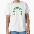 Gabon Football Soccer Fan Flag T-Shirt - Streetwear Style for Adults - T-Shirt, Sweatshirt, Hoodie