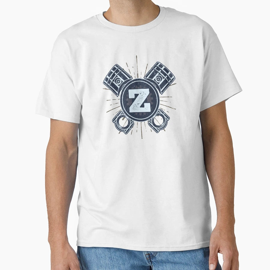 Monogram Z Car Pistons T-Shirt - Novelty Apparel Unisex - T-Shirt, Sweatshirt, Hoodie