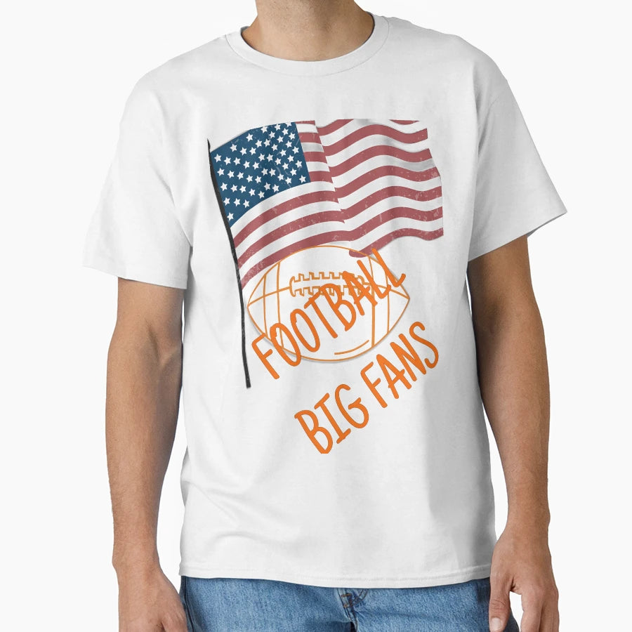 American Footbal Lovers T-Shirt - Aesthetic Graphic Unisex - T-Shirt, Sweatshirt, Hoodie
