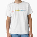 Rainbow Pride Heartbeat T-Shirt - Fun Novelty Design Unisex - T-Shirt, Sweatshirt, Hoodie