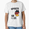 De Fan Gemany Number One Passion Foot T-Shirt - Graphic Print Unisex - T-Shirt, Sweatshirt, Hoodie