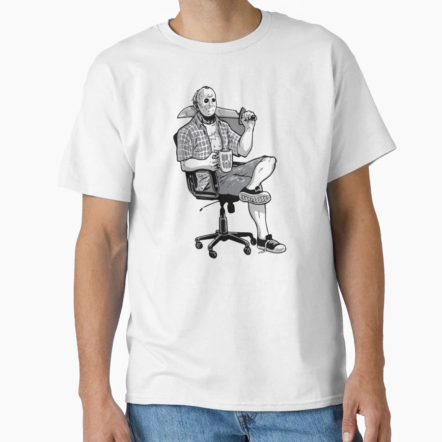 Casual Friday Jason Voorhees T-Shirt - Fun Novelty Design Men Women - T-Shirt, Sweatshirt, Hoodie