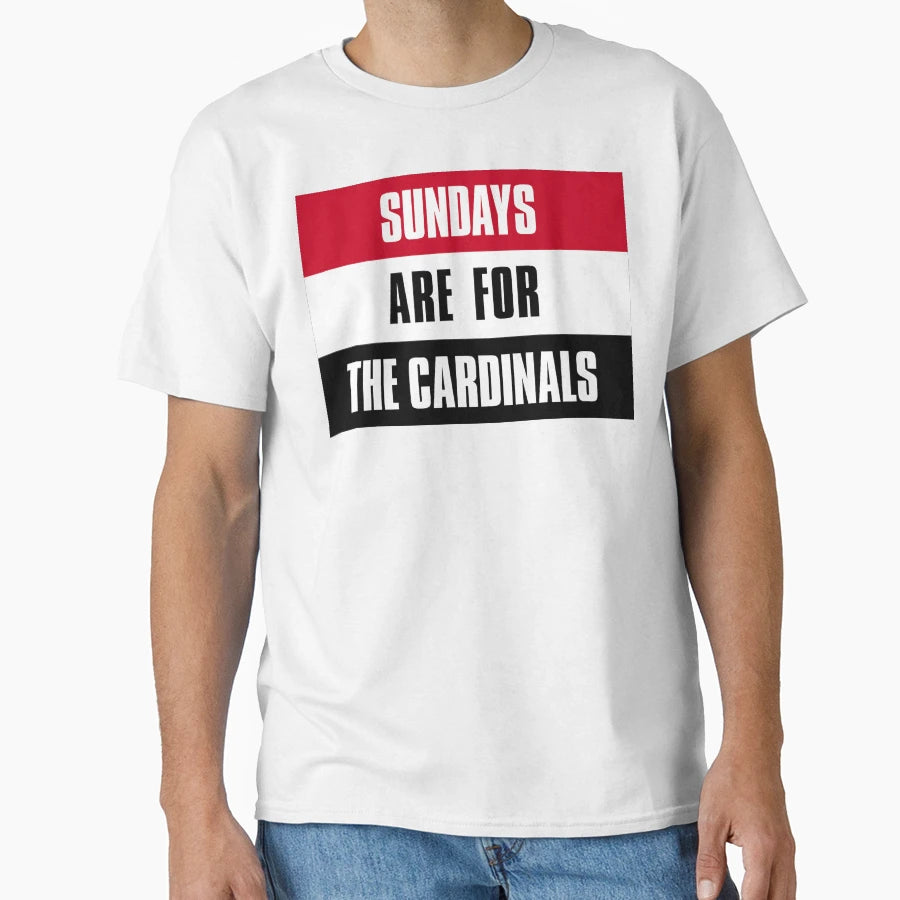 Sundays Are Cardinals St Louis T-Shirt - Aesthetic Graphic Men Women - T-Shirt, Sweatshirt, Hoodie