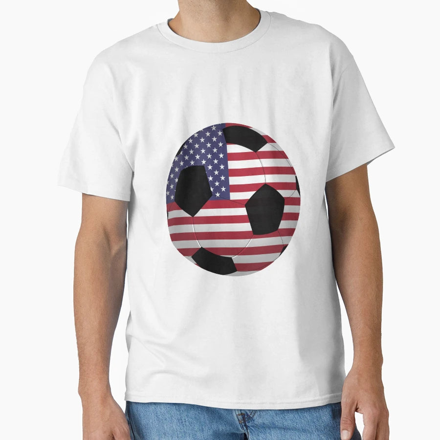 Soccer American Soccer T-Shirt - Trendy Graphic for Adults - T-Shirt, Sweatshirt, Hoodie