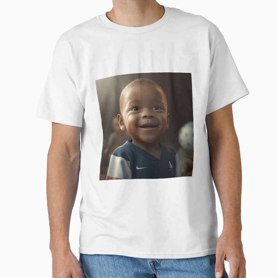 Kylian Mbappe T-Shirt - Casual Everyday Wear for Adults - T-Shirt, Sweatshirt, Hoodie