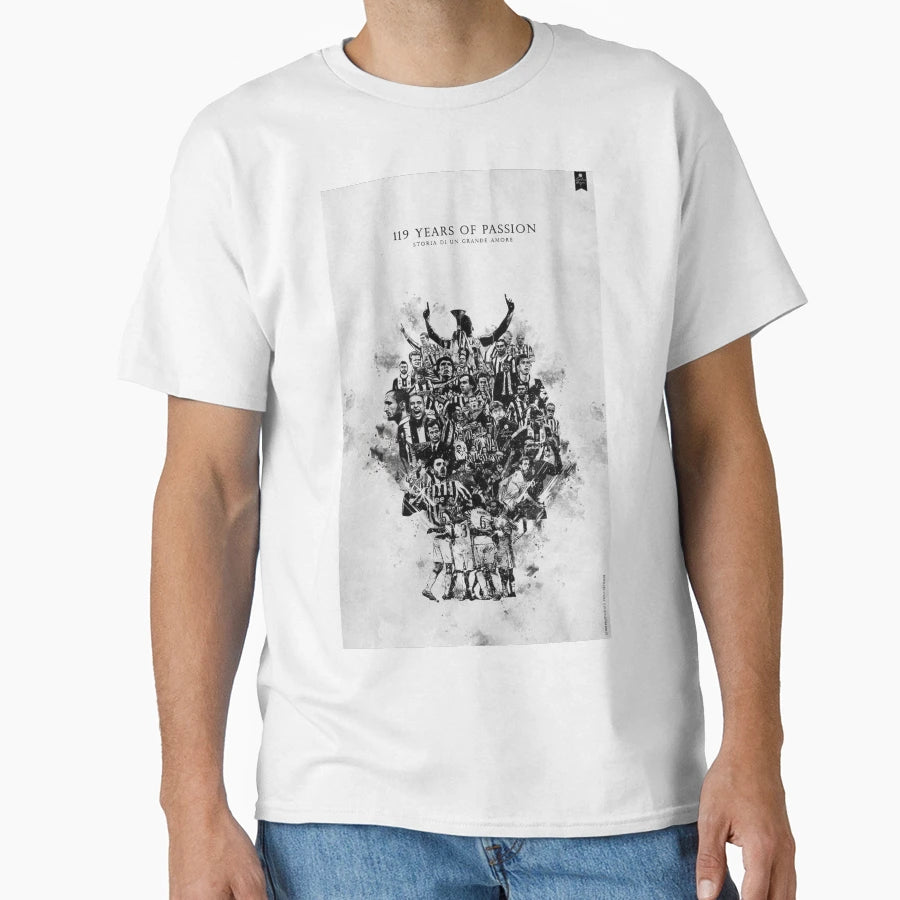 Juventus Icons T-Shirt - Fun Novelty Design Unisex - T-Shirt, Sweatshirt, Hoodie