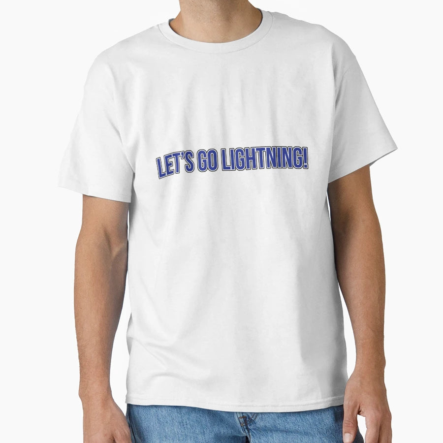 Lets Go Lightning T-Shirt - Minimalist Print Men Women - T-Shirt, Sweatshirt, Hoodie