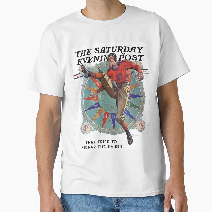Saturday Evening Post 1937 Elbert Mcgran T-Shirt - Unique Graphic Unisex - T-Shirt, Sweatshirt, Hoodie