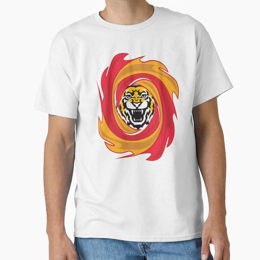 Fire Tiger T-Shirt - Novelty Apparel Men Women - T-Shirt, Sweatshirt, Hoodie
