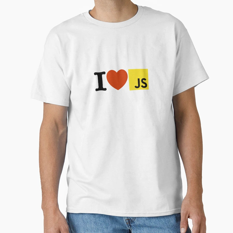 I Love Javascript Js T-Shirt - Graphic Print Unisex - T-Shirt, Sweatshirt, Hoodie