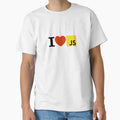 I Love Javascript Js T-Shirt - Graphic Print Unisex - T-Shirt, Sweatshirt, Hoodie