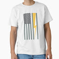 Electrician Flag Us T-Shirt - Trendy Graphic for Adults - T-Shirt, Sweatshirt, Hoodie