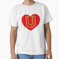 Love U T-Shirt - Fun Novelty Design for Adults - T-Shirt, Sweatshirt, Hoodie