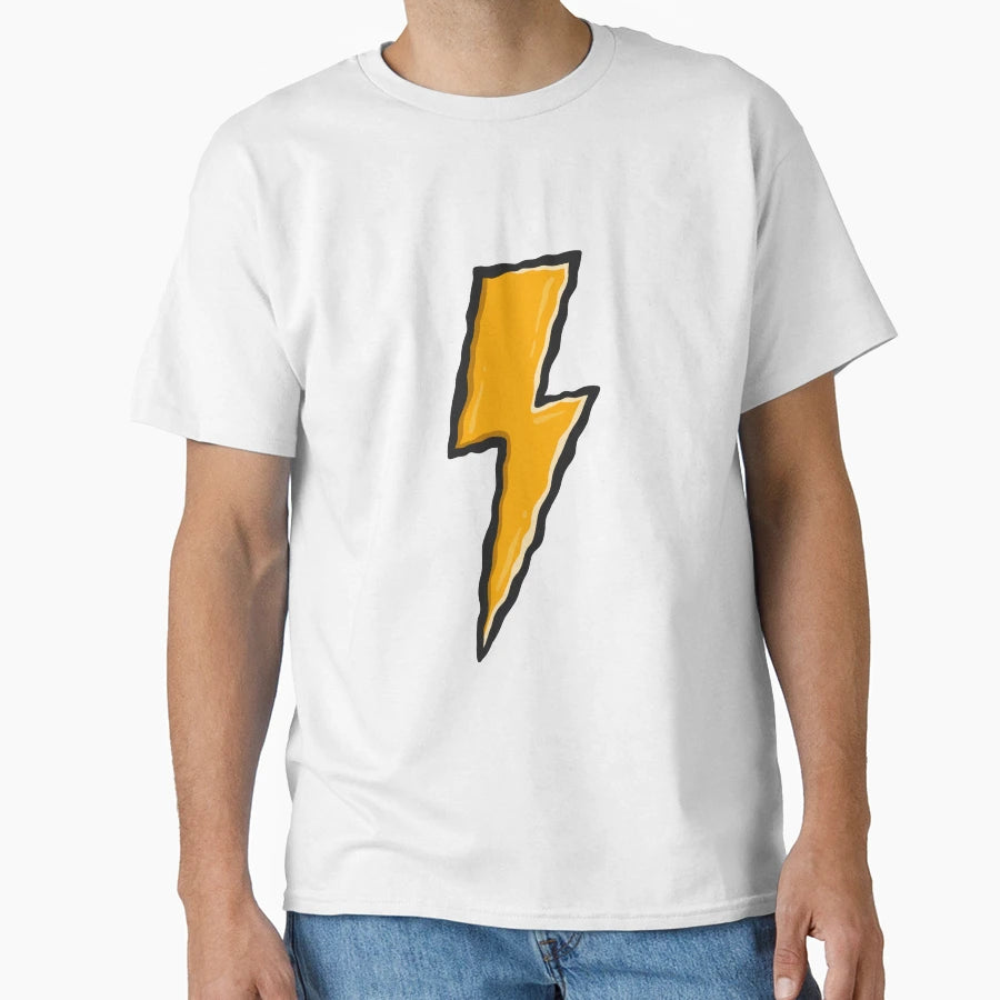 Yellow Lightning T-Shirt - Novelty Apparel for Adults - T-Shirt, Sweatshirt, Hoodie