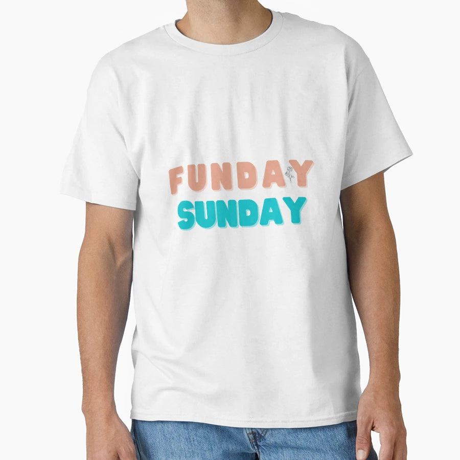 Sunday Funday T-Shirt - Aesthetic Graphic for Adults - T-Shirt, Sweatshirt, Hoodie