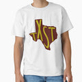 Texas State Shape T-Shirt - Aesthetic Graphic for Adults - T-Shirt, Sweatshirt, Hoodie