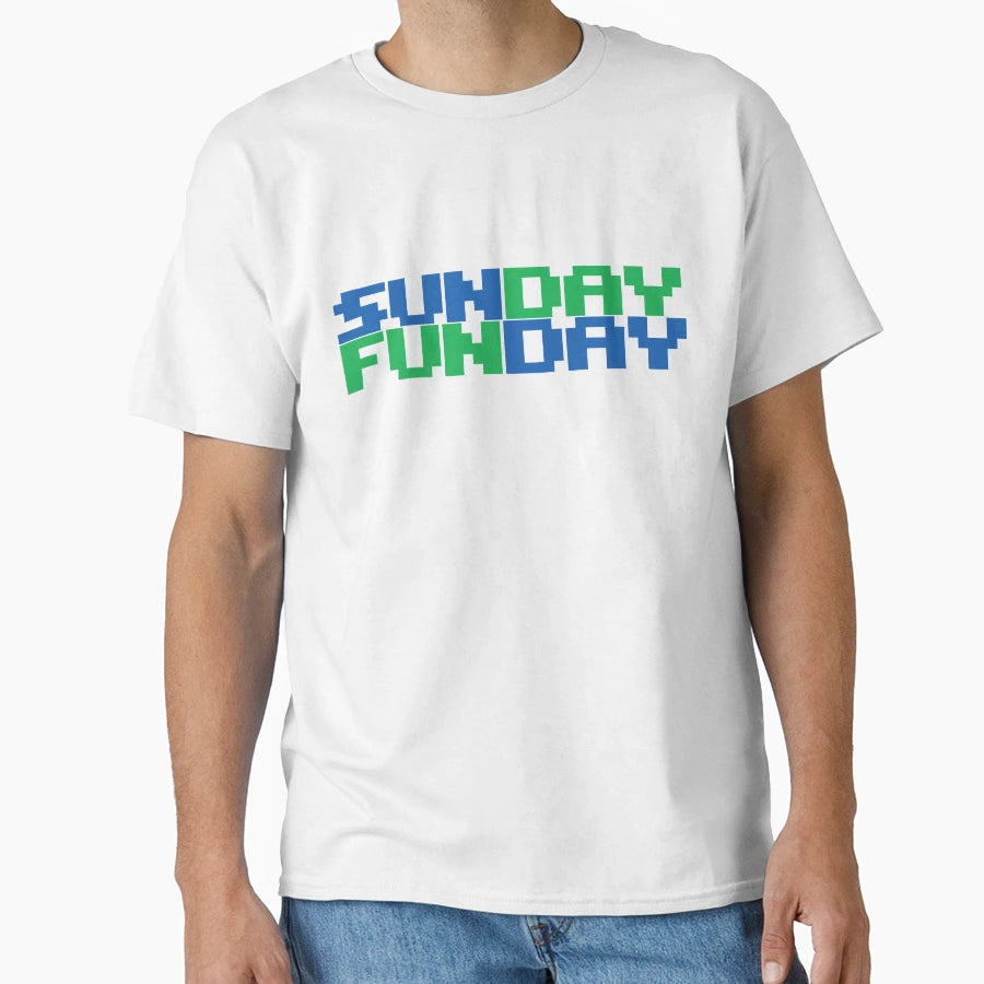 Sunday Funday T-Shirt - Minimalist Print Unisex - T-Shirt, Sweatshirt, Hoodie