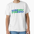 Sunday Funday T-Shirt - Minimalist Print Unisex - T-Shirt, Sweatshirt, Hoodie