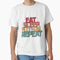 Eat Sleep Futsal Repeat Football T-Shirt - Custom Art Print Men Women - T-Shirt, Sweatshirt, Hoodie