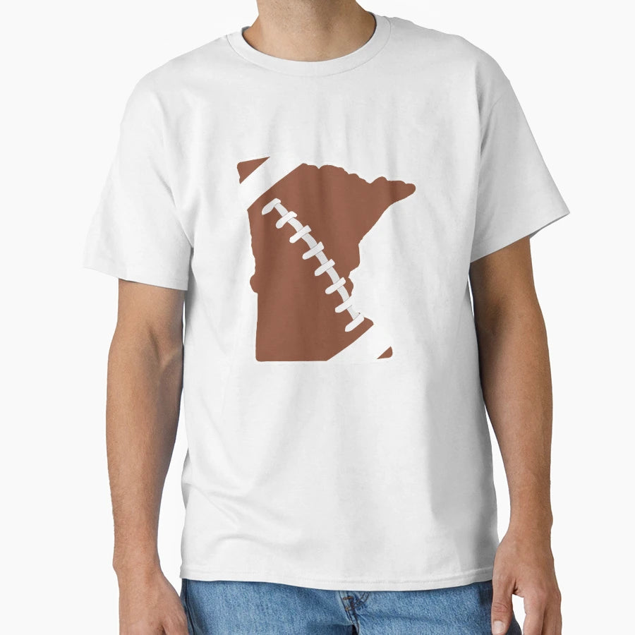 Football Minnesota Fun Football T-Shirt - Casual Everyday Wear for Adults - T-Shirt, Sweatshirt, Hoodie