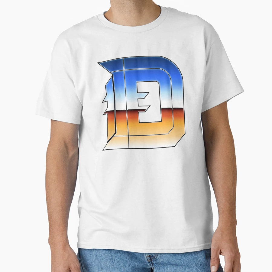 Detroit D Chrome Ii T-Shirt - Unique Graphic Men Women - T-Shirt, Sweatshirt, Hoodie