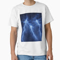 Wild Blue Lightning T-Shirt - Graphic Print for Adults - T-Shirt, Sweatshirt, Hoodie