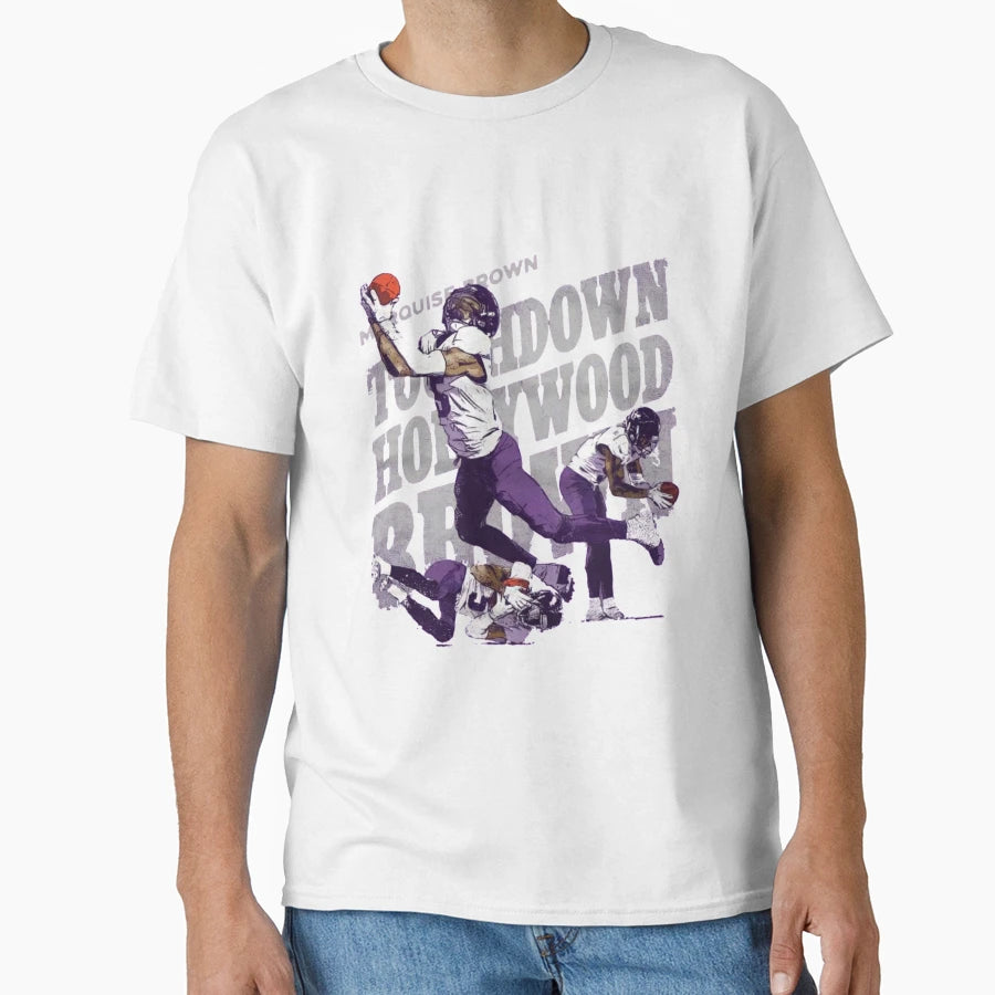 Marquise Brown Gift T-Shirt - Casual Everyday Wear Men Women - T-Shirt, Sweatshirt, Hoodie