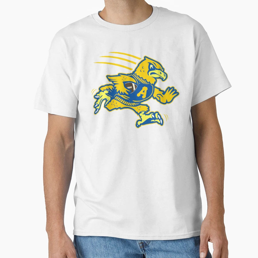 Running Golden Eagle Drk Fb T-Shirt - Trendy Graphic for Adults - T-Shirt, Sweatshirt, Hoodie