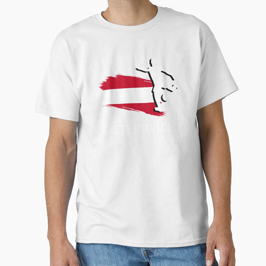 Austrian Football T-Shirt - Casual Everyday Wear Men Women - T-Shirt, Sweatshirt, Hoodie