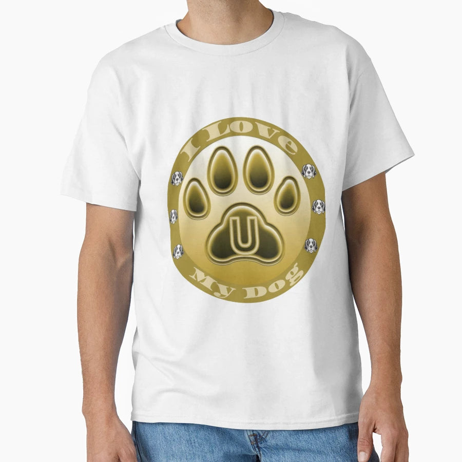 Love Dog U T-Shirt - Novelty Apparel Unisex - T-Shirt, Sweatshirt, Hoodie