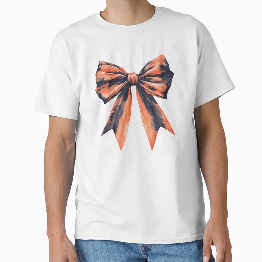 Halloween Bow T-Shirt - Unique Graphic Unisex - T-Shirt, Sweatshirt, Hoodie