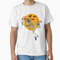 American Football Skeleton Halloween T-Shirt - Graphic Print Unisex - T-Shirt, Sweatshirt, Hoodie