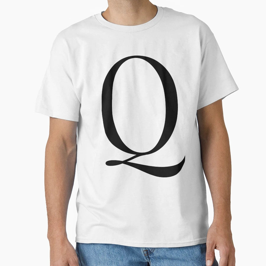 Letter Q T-Shirt - Custom Art Print Unisex - T-Shirt, Sweatshirt, Hoodie