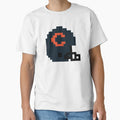 8 Bit 8 Bit Chicago Bears Helmet T-Shirt - Custom Art Print for Adults - T-Shirt, Sweatshirt, Hoodie