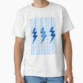 Xoxo Lightning Bolts Blue T-Shirt - Trendy Graphic for Adults - T-Shirt, Sweatshirt, Hoodie