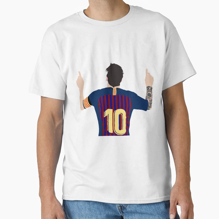 Lionel Messi Iconic Goal Celebration T-Shirt - Minimalist Print Men Women - T-Shirt, Sweatshirt, Hoodie