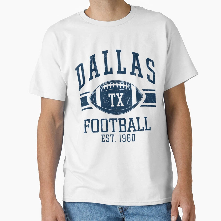 Distressed Dallas Cowboys Football Team T-Shirt - Trendy Graphic Unisex - T-Shirt, Sweatshirt, Hoodie