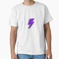 Purple Lightning T-Shirt - Minimalist Print Unisex - T-Shirt, Sweatshirt, Hoodie