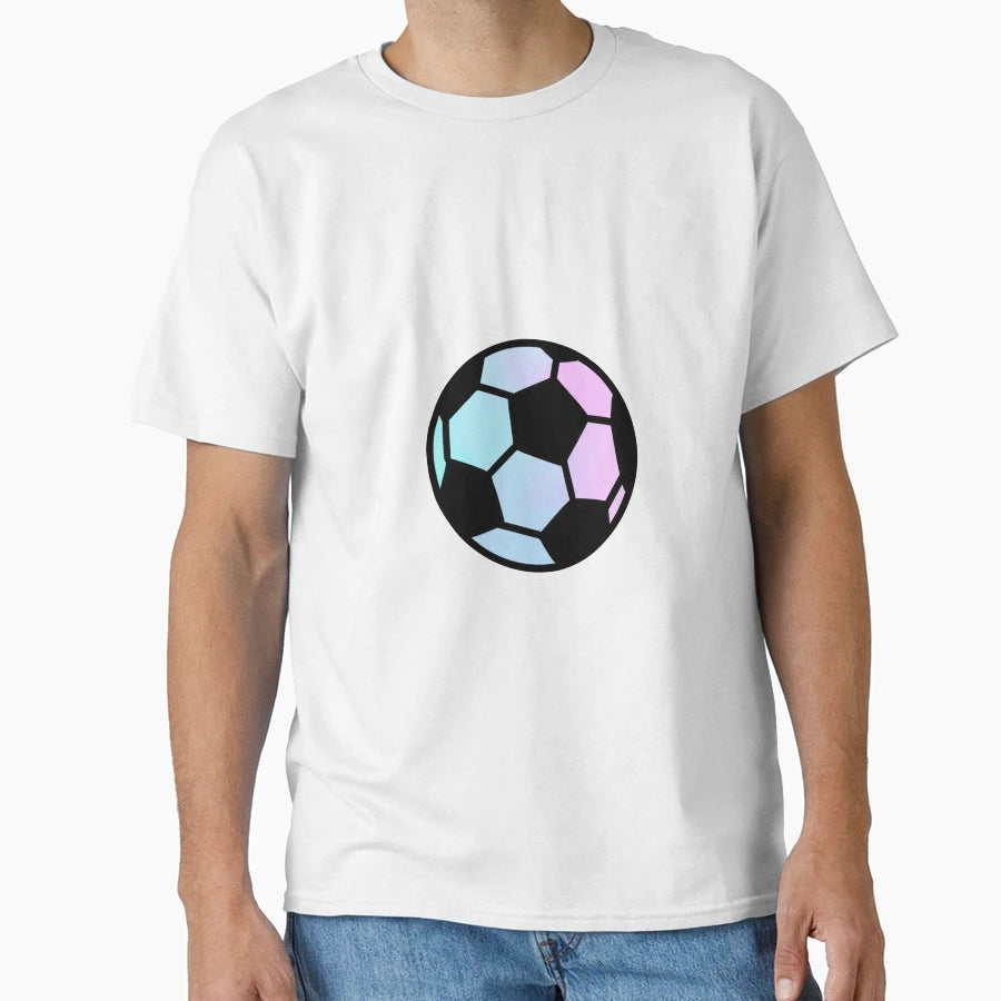 Ombr Soccer Ball T-Shirt - Casual Everyday Wear for Adults - T-Shirt, Sweatshirt, Hoodie